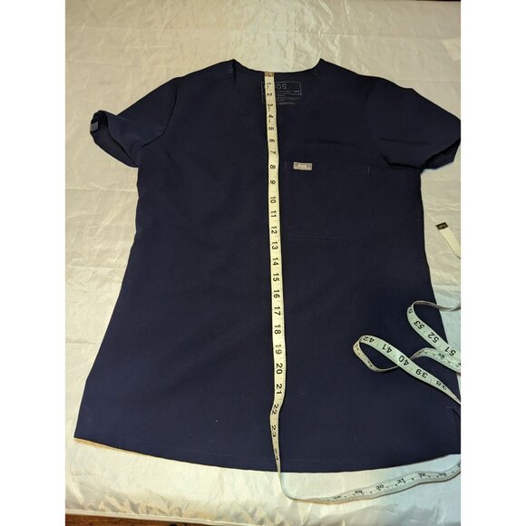 Figs Technical Collection Blue Scrub Top Style W21SW1003 Women’s Size XXS Blue - Picture 11 of 12
